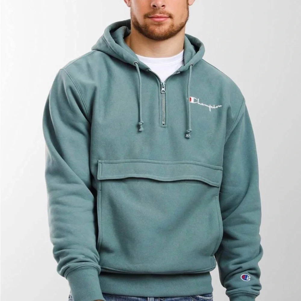 Champion Teal Reverse Weave Hoodie - Picture 1 of 5